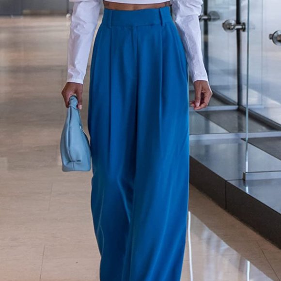 Amazon Pants - High Waisted Wide Leg Pants by Signed Blake x Amazon - XXS